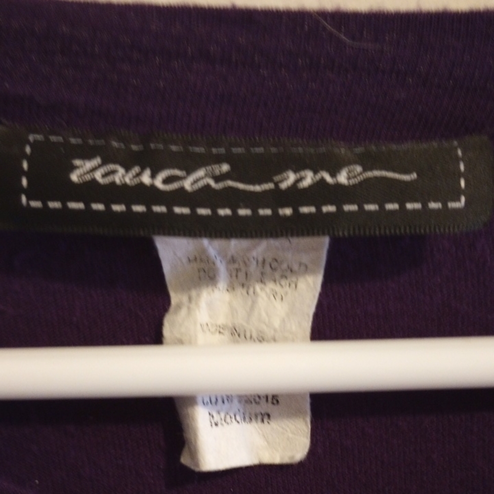 Chic Purple Ruffle Sleeve Tee - Picture 2 of 6